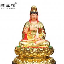 东方三圣佛像佛教三圣佛像大医王佛药师琉璃光如来佛像寺庙接引佛塑像