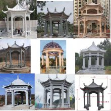 供应郑州景区寺庙石头凉亭石雕凉亭仿古石凉亭欧式凉亭花架加工厂家