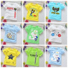 广东中山论斤称甩童装t恤农村两元服装店怎么开3-5岁童装上衣短袖