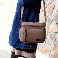 大帥帆布單肩包男斜挎包大容量男女休閑包時(shí)尚潮公文包一件代發(fā)
