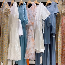 苏昔2021年夏季波点宽松显瘦连衣裙女装品牌折扣店进货渠道一手货源售