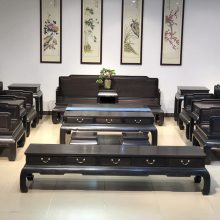 明清苏州家具收藏品紫光檀沙发13件套红木家具都给人一种抽象而微妙的赏读享受