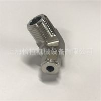 气动二通不锈钢法兰球阀带位置反馈器可配电磁阀