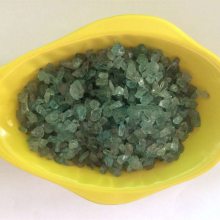 水晶绿色碧玺原石 绿色消磁碎石 铺花盆鱼缸用 过滤用