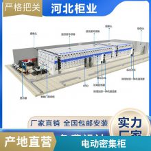 钢制文件柜档案凭证柜办公室移动大容量手摇轨道储物架智能密集架