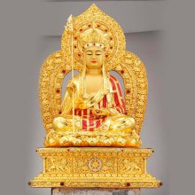 大型站像铜地藏铸造厂 河北昌盛 站像铜地藏定做报价