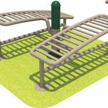 户外健身健身器材-腹肌训练组-公园/社区/广场健身器材