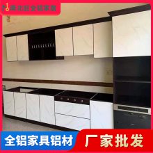 全铝家居厨房橱柜台 铝合金全铝家具厨房柜型材