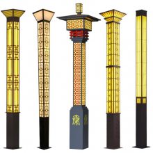 厂家直供庭院灯景观灯方形柱灯户外3米3.5米防水公园小区道路灯