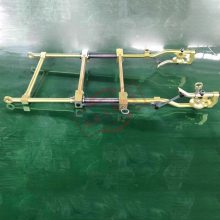 电力施工自锁软梯头单线飞车挂式绝缘软梯带滑轮自动闭锁软梯头