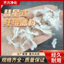 玉林 彗星式纤维滤料D型滤池用滤速快污水处理生物填料彗星拦截挡板