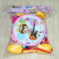厂家批发鼓铃5件套婴幼儿手摇铃拍拍鼓手拍鼓套装十元店热销货源