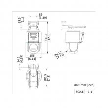 HK-Q2S8DM-GL/L(12X/4mm) ˫40034Gǹһ ͷ4mm,5.76 mm~69.12 mm 30װ׹80׺