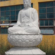 凭祥元朝石雕佛像图片 石雕刻图片弥勒佛三宝佛石雕像