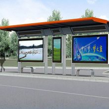 武汉候车亭项目制作说明，定制城市独特公交候车亭