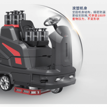 无人驾驶汽车研发中心扫地机 锂电池驾驶式洗地机鑫磊XLW-70 清洗吸干拖地机批发