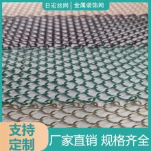 不锈钢吊顶隔断屏风金属装饰网帘铝合金编织铝窗帘垂帘网