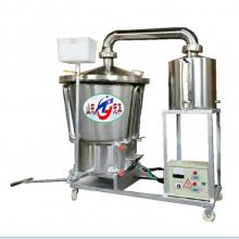 纯粮生料酿酒机 双层锅烤酒设备