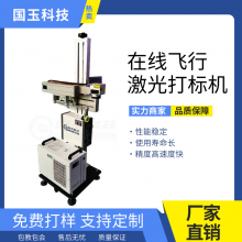 国玉科技 CO2在线飞行激光打标机 智能刻字加工雕刻机 支持定制