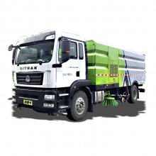 程力多功能洗扫车16吨 具备路面清洗洒水降尘扫路等多种功能