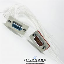 矩形连接器 J30JSM-15TJL-150MM J30JSM-15ZKP-150MM 线长可定制