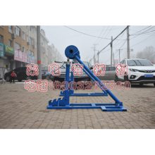 现货供应带刹车电缆放线盘线轴支架拆卸式机械放线架5T电缆放线架