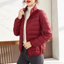 云南中大淑妈妈装新红莲斯棉衣外套马甲 短款棉服女装货源 品牌折扣女装库存