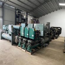 惠州市双效溴化锂中央空调回收 旧中央空调溴化锂回收商家 盛欣回收公司