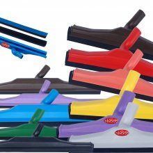 食品车间推水刮6215可转角海绵橡胶刮头配长杆使用