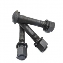 8.8级高强度外六角螺栓 矿山机械专用 发黑处理