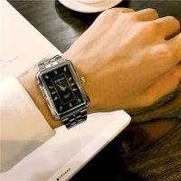2018新款時(shí)尚防水長(zhǎng)方形鋼帶手表男學(xué)生韓版簡(jiǎn)約潮流復(fù)古非機(jī)械表