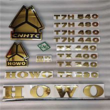 HOWO轻卡面板标 HOWO轻卡中网标 HOWO轻卡马力标 图片价格