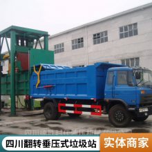 【诚信合作】压头翻转垂直压缩式垃圾站成套设备介绍/实物图