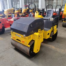 2吨小型座驾式压路机 3缸柴油震动全液压震动驱动 双钢轮压平整平机
