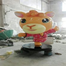 清远树脂卡通公仔雕塑 玻璃钢人物雕塑批发厂家