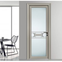 贝思克门窗厂家定制 窄边铝合金玻璃平开门