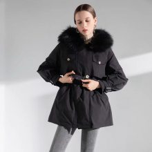 女装返季羽绒服基地 2022MCOCO派克羽绒服品牌折扣 阔版女装羽绒服拿货