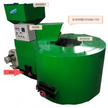 自动点200公斤生物质木屑颗粒熔铝炉 坩埚一体生物质废铝熔化炉***格