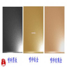 武汉赣州义乌香槟金喷砂不锈钢板热销 定做加工香槟色打砂不锈钢