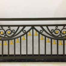 湖南娄底铝艺阳台栏杆定制 玻璃铝艺阳台栏杆出厂价格