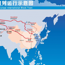 从意大利米兰进口一批布料到中国郑州走国际铁路， 国外上门提货代理报关