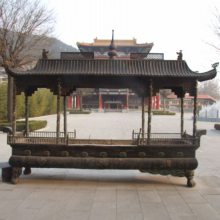 铜香炉雕塑厂家-寺庙摆件-寺庙铜香炉雕塑厂家