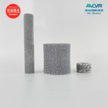 生产供应泡沫镍光催化除臭光触媒过滤网过滤棉空气初效过滤银白色 筒式镍基光触媒过滤网