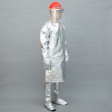 电解铝套装 LWS-028防火阻燃隔热套装面罩反穿衣隔热护腿