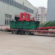 分体式压缩垃圾站设备/水平压缩机和2个以上移动垃圾箱组成/多张图片介绍