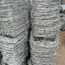 刺绳防护网 铁丝刺绳 刺绳包塑网