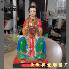 眼光奶奶佛像图片 眼光菩萨神像 眼光娘娘佛像 眼王奶奶塑像 桃花圣母 桃花娘娘