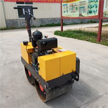 手扶式振动压路机 双驱双振手扶压路机 管道回填压路机