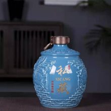 2500ml陶瓷酒瓶厂 景德镇高分子密封酒瓶 浮雕酒瓶酒罐手工坛