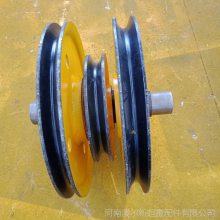 生产销售 起重机钩轮片 铸钢滑轮片 定滑轮组 好用又省力